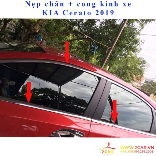 Nẹp viền chân kính và viền cong kính KIA Cerato 2019 - Hình ảnh 3