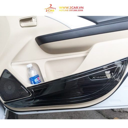 Ốp tapli cánh cửa xe Xpander, màng loa xe Xpander 2018- 2021, 2022, 2023 vân titan cao cấp ( không dùng cho bản Cross) - Hình ảnh 5