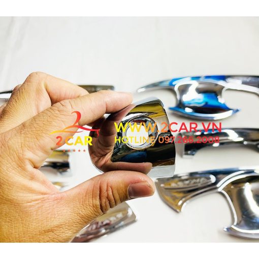 Ốp Tay Nắm, Hõm Cửa Xe Innova 2017- 2021, 2022, 2023, 2024 Mạ Crom siêu đẹp - Hình ảnh 4