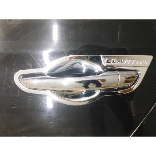 Ốp Hõm Cửa Xe Hyundai Elantra 2016-2019 mạ crom cao cấp - Hình ảnh 4