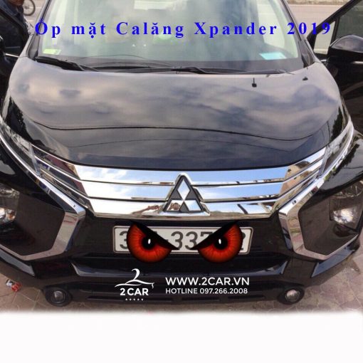 Ốp Mặt Ca Lăng, calang xe Mitsubishi Xpander 2018 - 2019 mạ crom - Hình ảnh 6