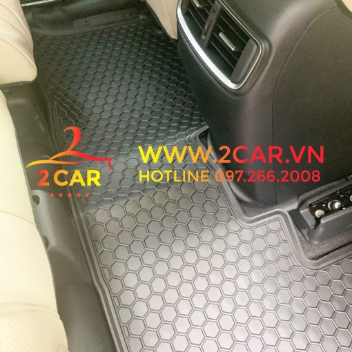 Thảm lót sàn cao su xe Honda CRV 2018- 2023 không mùi, dễ vệ sinh - Ảnh 4