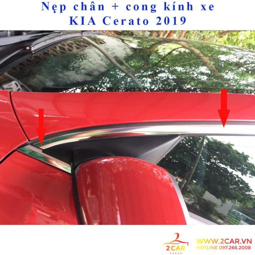 Nẹp viền chân kính và viền cong kính KIA Cerato 2019 - Hình ảnh 4