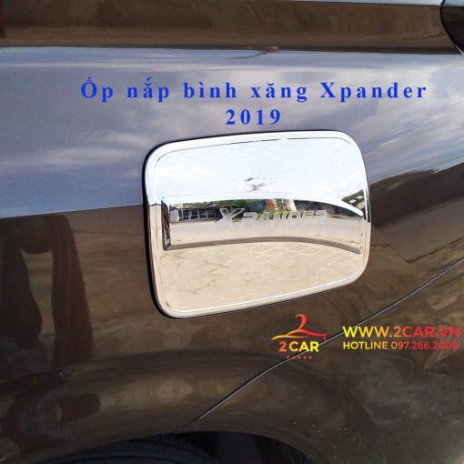 Ốp nắp bình xăng xe Mitsubishi Xpander 2018- 2021, 2022 mạ crom cao cấp - Hình ảnh 6