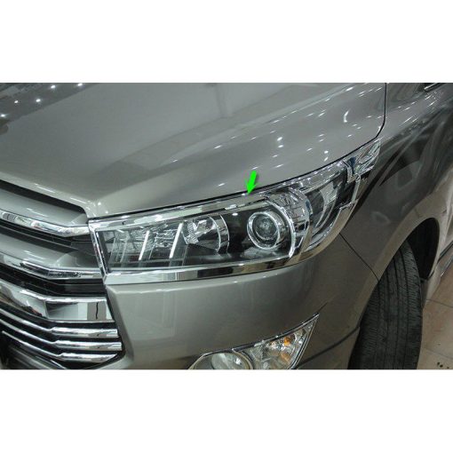 Ốp viền đèn pha, hậu xe Toyota Innova 2017 2018 2019 2020 2021 2022 2023 mạ crom cao cấp - Hình ảnh 7