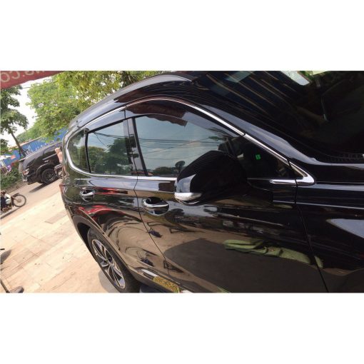 Vè che mưa xe Hyundai Santafe 2016- 2017- 2018- 2019- 2020- 2021- 2022-2023 chỉ mạ Crom (hàng cao cấp) - Hình ảnh 6