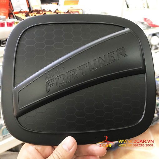 Ốp tay nắm cửa, hõm cửa, ốp đèn pha, đèn hậu, nắp xăng xe Fortuner 2017- 2021, 2022,2023 Nhựa đen nhám - Hình ảnh 7