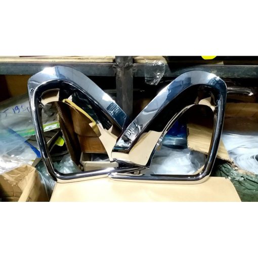 ỐP VIỀN ĐÈN GẦM TRƯỚC XE TOYOTA FORTUNER 2017- 2018 - 2019 - 2020- 2021 MẠ CROM CAO CẤP - Hình ảnh 6