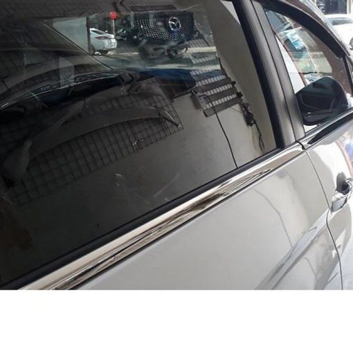 Nẹp viền chân kính, cong kính xe Mitsubishi Xpander 2018- 2021, 2022 hàng inox cao cấp - Hình ảnh 7