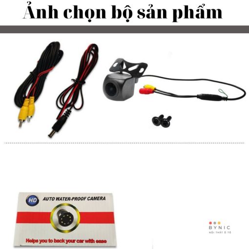 Camera lùi ô tô AHD 720P, chân lắp cánh bướm xoay linh hoạt, hình ảnh siêu nét, dùng cho màn Android - Hình ảnh 5