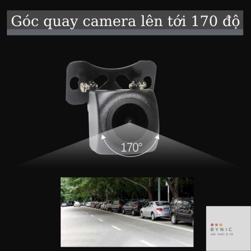 Camera lùi ô tô AHD 720P, chân lắp cánh bướm xoay linh hoạt, hình ảnh siêu nét, dùng cho màn Android - Hình ảnh 6