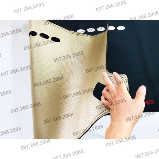 Thảm Taplo Da Cacbon Xe Mitsubishi Xpander 2018 - 2021, 2022, 2023 chống nóng tốt, chống trơn trượt, vừa khít theo xe - Hình ảnh 8