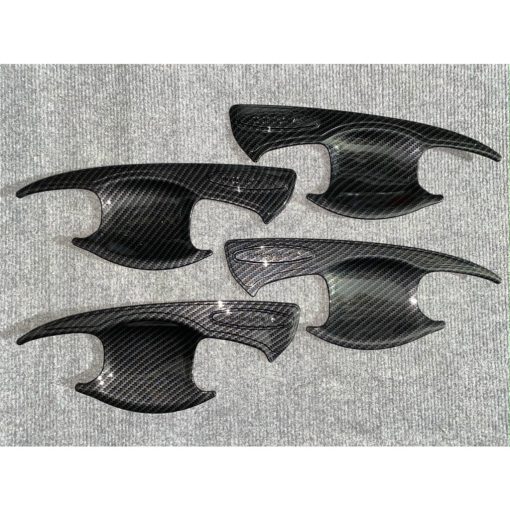 Ốp Tay Nắm, Hõm Cửa CARBON xe Innova 2017 2018 2019 2020 2021 2022 2023 vân cacbon cao cấp - Hình ảnh 6