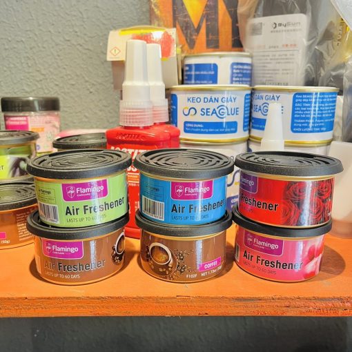 Sáp thơm ô tô Flamingo F102 nhiều mùi 50g, Khử mùi tạo hương thơm thanh mát thư giãn lọc không khí ngăn ngừa say xe - Hình ảnh 4