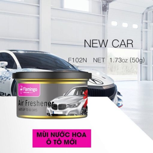 Sáp thơm ô tô Flamingo F102 nhiều mùi 50g, Khử mùi tạo hương thơm thanh mát thư giãn lọc không khí ngăn ngừa say xe - Hình ảnh 5