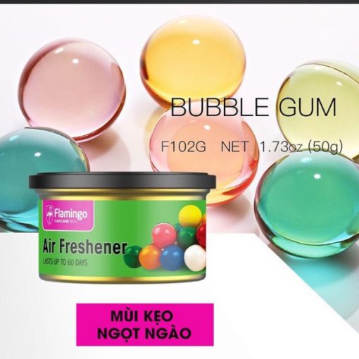 Sáp thơm ô tô Flamingo F102 nhiều mùi 50g, Khử mùi tạo hương thơm thanh mát thư giãn lọc không khí ngăn ngừa say xe - Hình ảnh 6