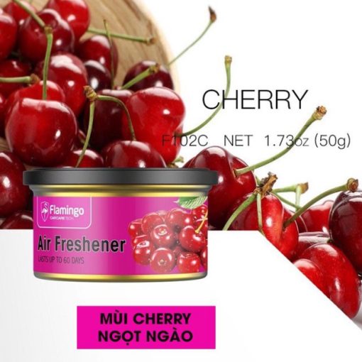 Sáp thơm ô tô Flamingo F102 nhiều mùi 50g, Khử mùi tạo hương thơm thanh mát thư giãn lọc không khí ngăn ngừa say xe - Hình ảnh 9