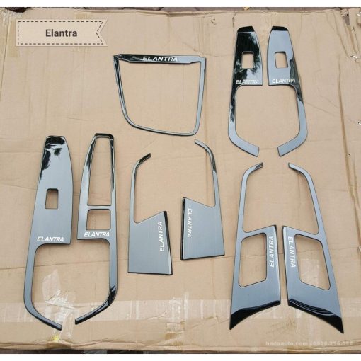 Ốp nội thất xe Kia Carnival 2021- 2022 nhựa vân carbon cao cấp,ốp công tắc lên xuống kính, hộp cần số xe Carnival - Hình ảnh 2