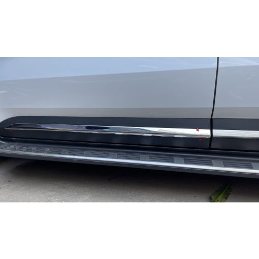 Ốp nẹp sườn, ốp sườn hông xe Kia Carnival 2021- 2022 Hàng inox cao cấp - Hình ảnh 2