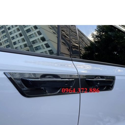 Ốp tay nắm, hõm cửa, xe Kia Carnival 2021- 2022 nhựa vân carbon cao cấp - Hình ảnh 3