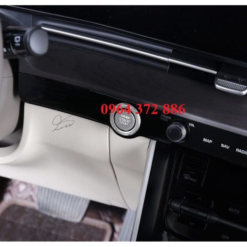 Bộ ốp nút điều khiển trong xe KIA Carnival 2021 - 2022 Full bộ 28 chi tiết nút nhôm mờ hàng xịn, start stop, ốp nội thất - Hình ảnh 5