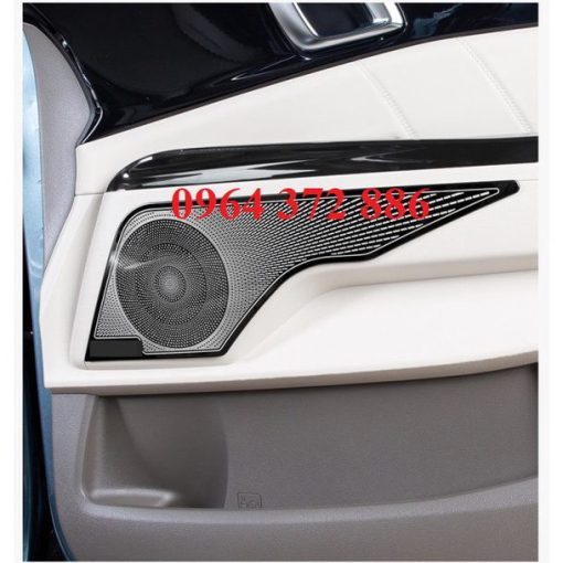 Ốp màng loa cánh cửa xe Kia Carnival 2021 - 2022 - Bộ 9 chi tiết có 2 mẫu Titan và inox bạc mờ - Hình ảnh 6
