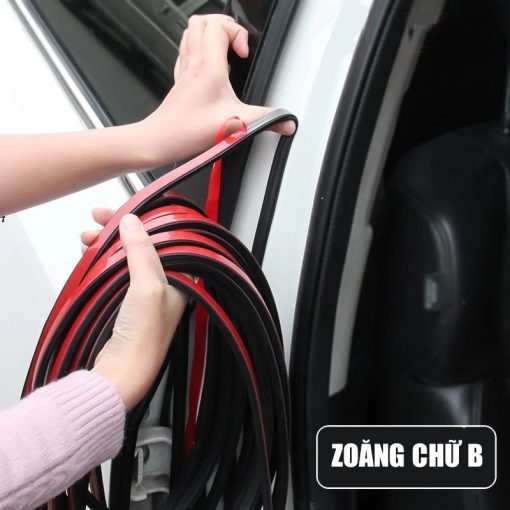 Zoăng cao su dán viền cửa chữ B chống ồn, chống bụi cao cấp cho ô tô, Giá 1 Mét - Hình ảnh 9