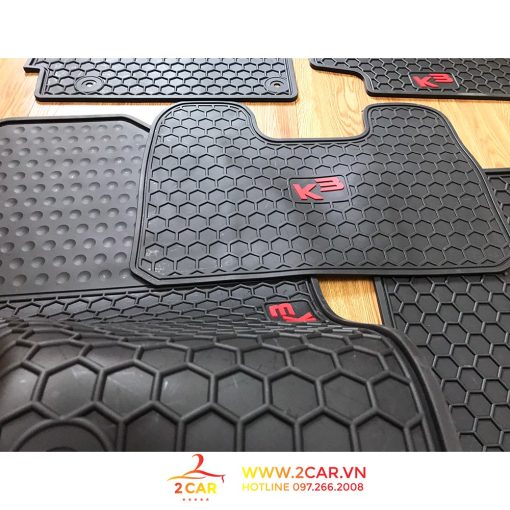 Thảm lót sàn cao su KIA K3 cao cấp - Hình ảnh 2