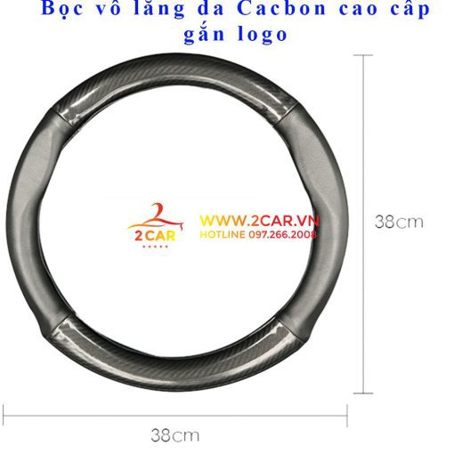 Bọc vô lăng carbon xe NISSAN Sunny, Navara, Terra, Teana, X Trail, Altima vân cacbon cao cấp - Hình ảnh 2