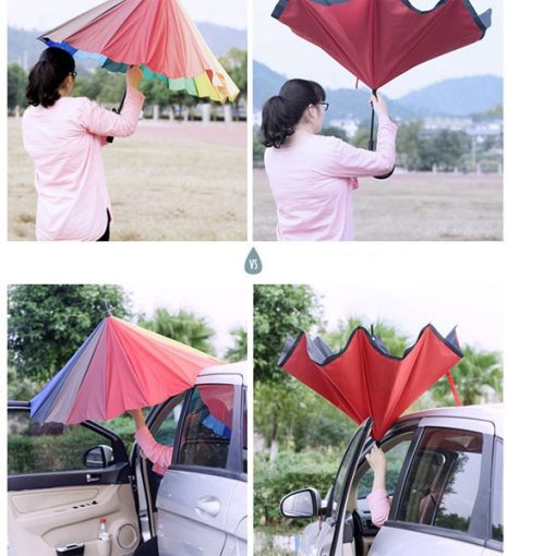 Ô gấp ngược, dù gấp ngược chuyên dụng cho người đi ô tô, xe hơi, oto (hàng cao cấp) - Hình ảnh 2