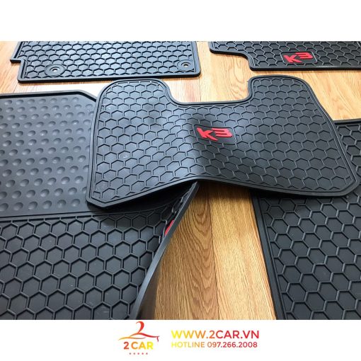 Thảm lót sàn cao su KIA K3 cao cấp - Hình ảnh 3