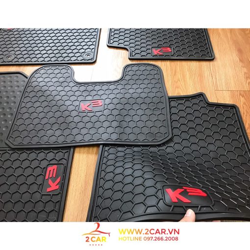 Thảm lót sàn cao su KIA K3 cao cấp - Hình ảnh 4