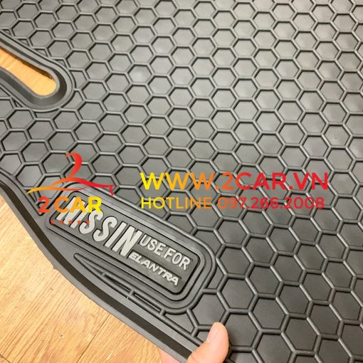 Thảm lót sàn xe Hyundai Elantra 2016-2022 loại dày không mùi, không thấm nước cao cấp - Hình ảnh 5