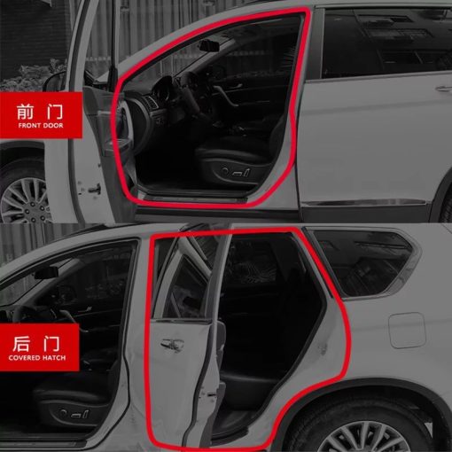 Zoăng cao su dán viền cửa chữ B chống ồn, chống bụi cao cấp cho ô tô, Giá 1 Mét - Hình ảnh 5