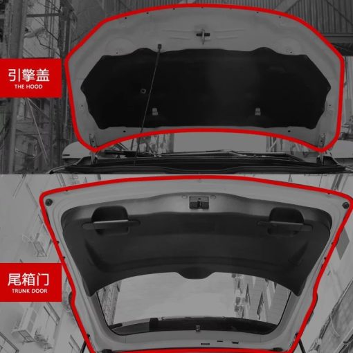 Zoăng cao su dán viền cửa chữ B chống ồn, chống bụi cao cấp cho ô tô, Giá 1 Mét - Hình ảnh 4