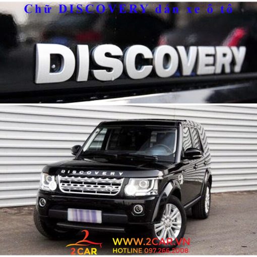 Tem chữ Discovery dán xe, đề can discovery 3D nổi dán xe ô tô - Hình ảnh 6