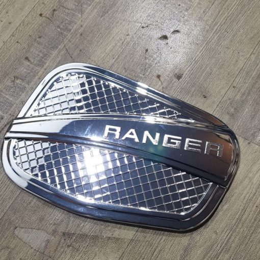 Ốp nắp bình xăng xe Ranger 2022 2023 Nhựa ABS mạ Crom cao cấp