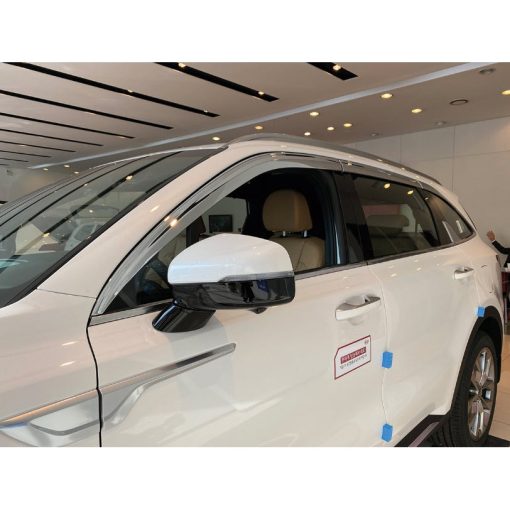 Vè che mưa mạ crom xe Kia Sorento 2021 - 2023 Hàng Hàn Quốc cao cấp - Bộ 6 chi tiế