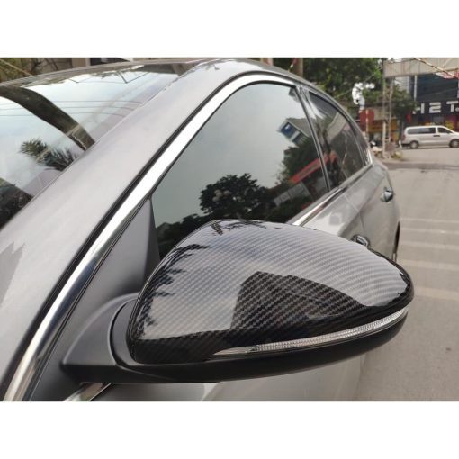Ốp Gương CACBON Xe Kia Cerato 2019 2020 2021, K3 2021 2022, vân Carbon - Bộ 2 ốp - Hình ảnh 2