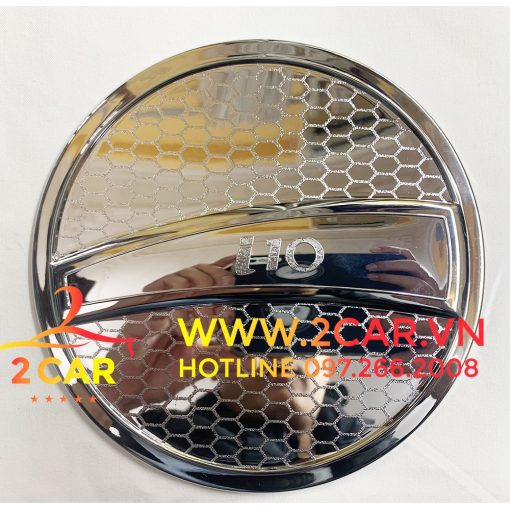 Ốp Nắp Bình Xăng Xe Hyundai i10 Hatback đời 2014-2020 mạ crom cao cấp