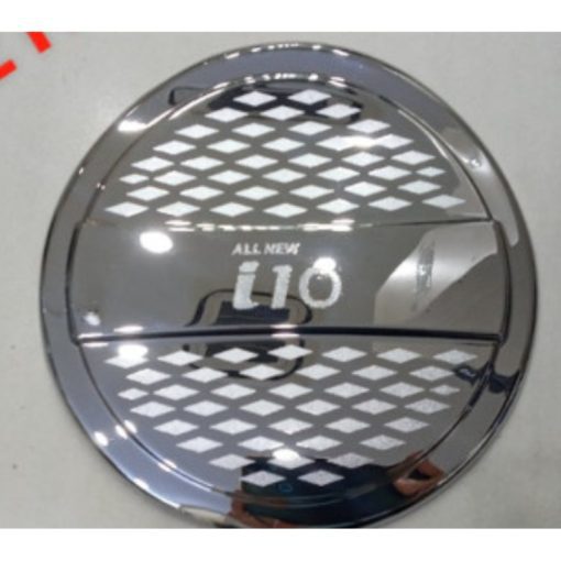Ốp nắp bình xăng xe Huyndai I10 đời 2021 2022 2023 mạ crom sáng bóng