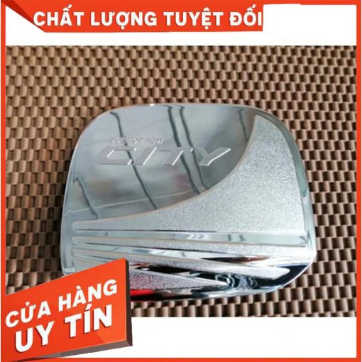 Ốp nắp bình xăng xe Honda City 2015- 2020 mạ crom cao cấp