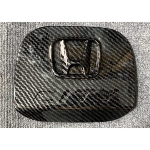 Ốp nắp bình xăng carbon xe Honda City 2015 - 2016 2017 2018 2019 2020 vân cacbon - Hàng cao cấp