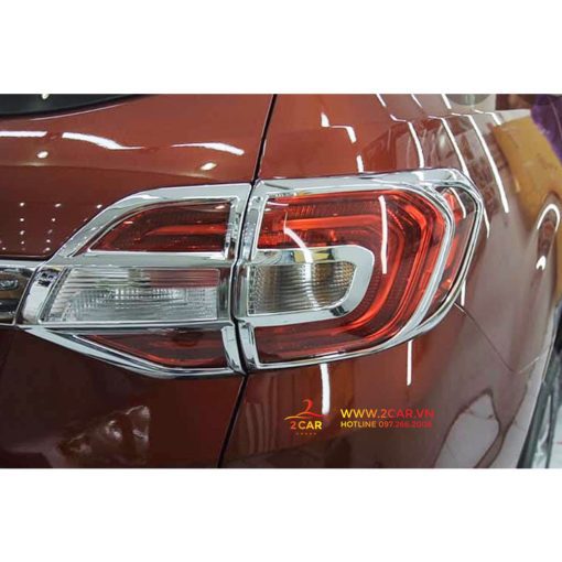 Ốp viền đèn pha, hậu xe Ford Everest 2017-2019, 2020, 2021 Nhựa ABS mạ crom - Ảnh 2