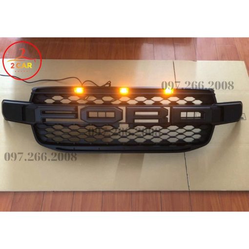 Ốp mặt ca lăng, độ mặt ca lăng Ford Ranger, Everest 2022-2023 có led định vị cao cấp - Hình ảnh 2