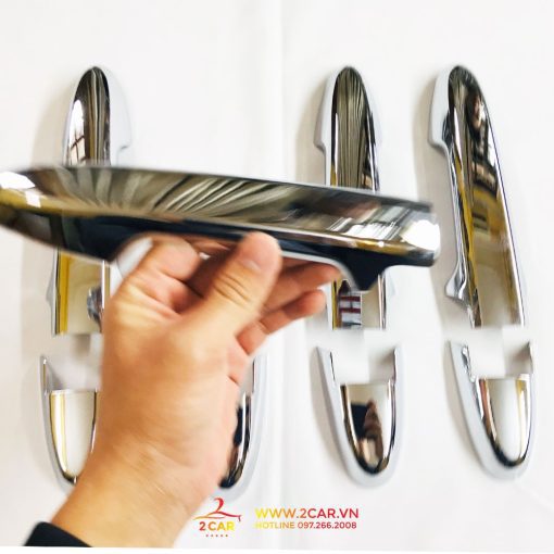 Ốp Tay Nắm Cửa Xe Honda City 2015- 2016 2017 2018 2019 2020 mạ crom - Hình ảnh 3