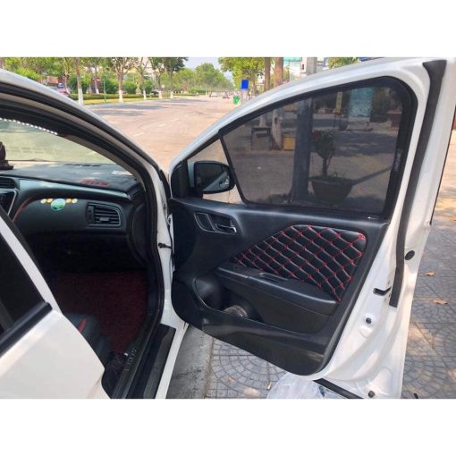 Rèm che nắng kính sườn xe Honda City 2016 2017 2018 2019 2020 - 1 bộ 4 cánh có hít nam châm - Hình ảnh 3