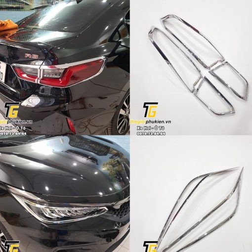 Ốp viền đèn pha, đèn hậu xe Honda City 2021 - 2022 - Giá 1 bộ - Hình ảnh 3