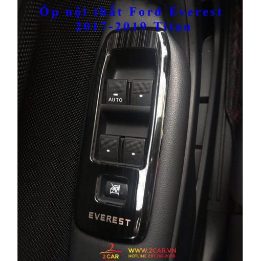 Ốp nội thất xe Ford Everest 2017- 2018- 2019- 2020- 2021 vân Titan cao cấp - Ảnh 3
