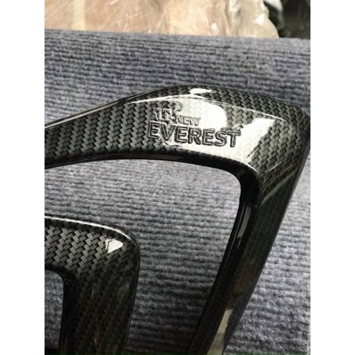 Ốp viền đèn pha, hậu Carbon xe Ford Everest 2017 - 2021 vân cacbon cao cấp - Hình ảnh 3